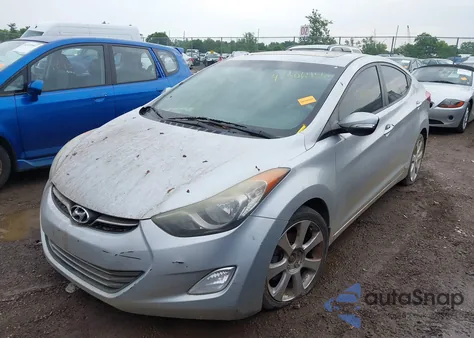2013 Hyundai Elantra Limited из США, поврежденный, VIN 5NPDH4AE0DH184344